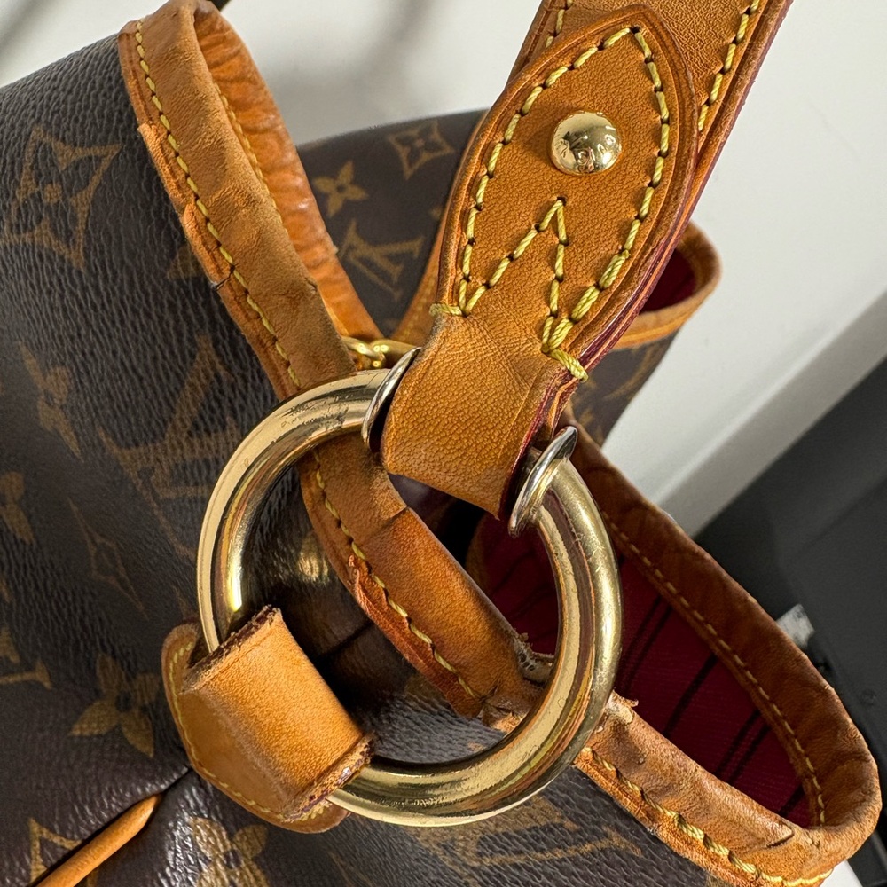Authentic LOUIS VUITTON delightful p.m. shoulder bag with certificate - Picture 6 of 13